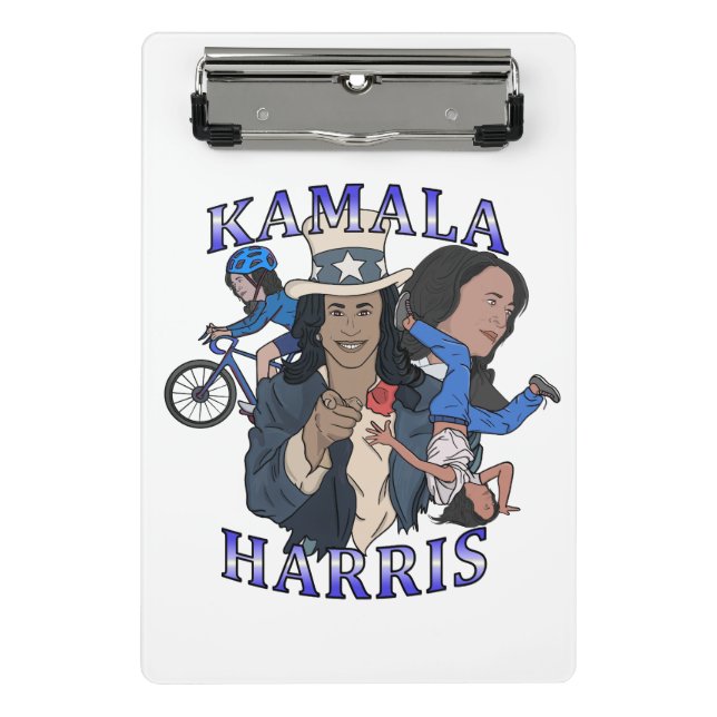 Mini Porte-bloc Kamala Harris Bootleg Rap (Devant)