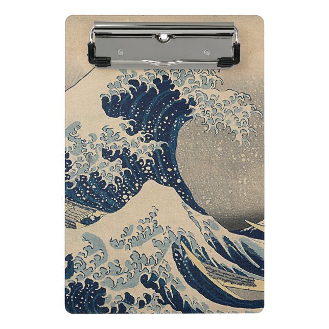 Mini Porte-bloc Katsushika Hokusai. La Grande Vague au large de Ka (Devant)
