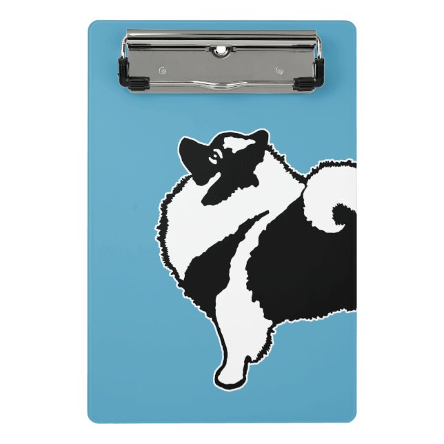 Mini Porte-bloc Keeshond Graphics - Cute Original Chig Art (Devant)