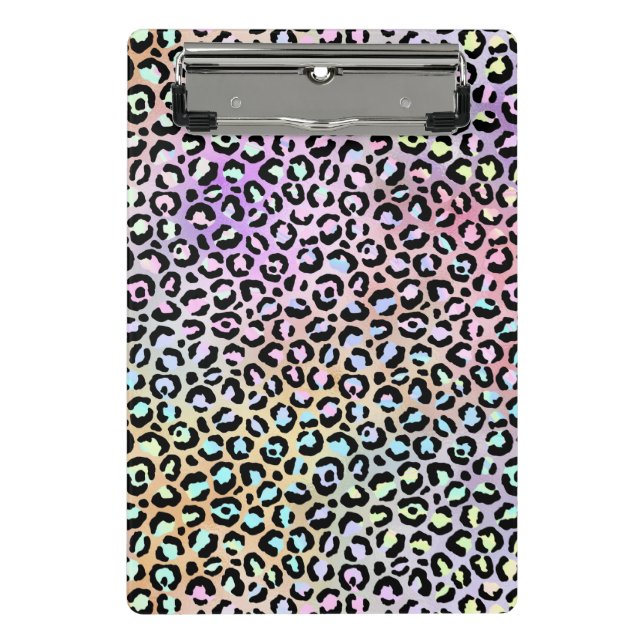 Mini Porte-bloc La série Léopard Iridescent Design 6 (Devant)