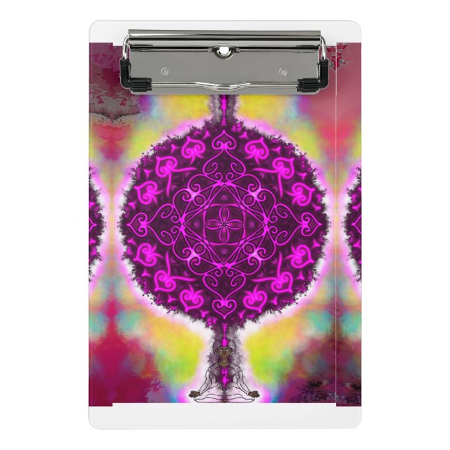 Mini Porte-bloc La vibration de la lumière (Devant)