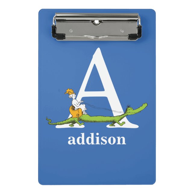 Mini Porte-bloc L'ABC de Dr Seuss : Lettre A - Blanc | Ajoutez vot (Devant)