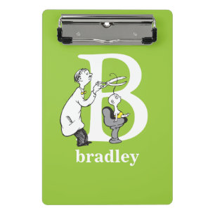 Mini Porte-bloc L'ABC du Dr Seuss : Lettre B - Blanc Ajoutez vot