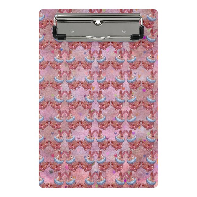 Mini Porte-bloc Lapin nommé Coccinelle (Devant)