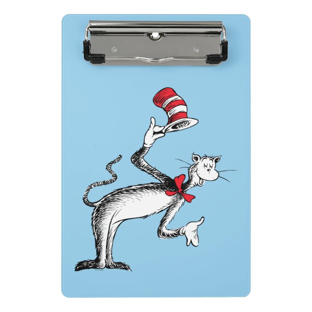 Mini Porte-bloc Le Chat Chapeauté s'incline (Devant)