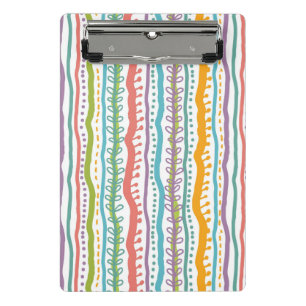 Mini Porte-bloc Le résumé barre le motif vertical