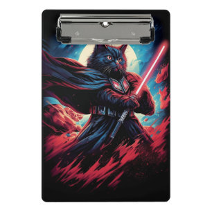 Mini Porte-bloc Le Stardust Samurai Guerrier de chat cosmique