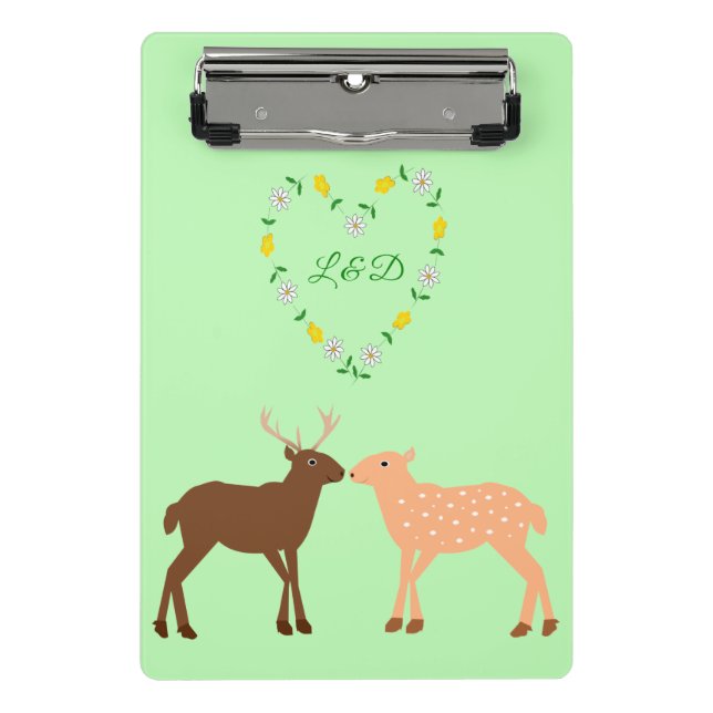 Mini Porte-bloc Les Deux et Daisy Heart Custom (Devant)