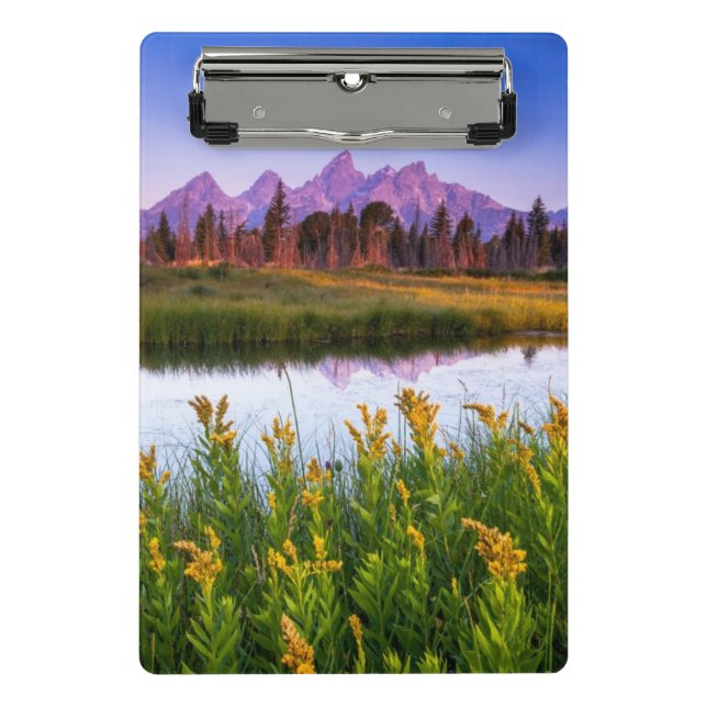 Mini Porte-bloc Lever de soleil de Teton (Devant)