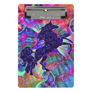 Mini Porte-bloc LICORNE DE L'UNIVERS multicolore