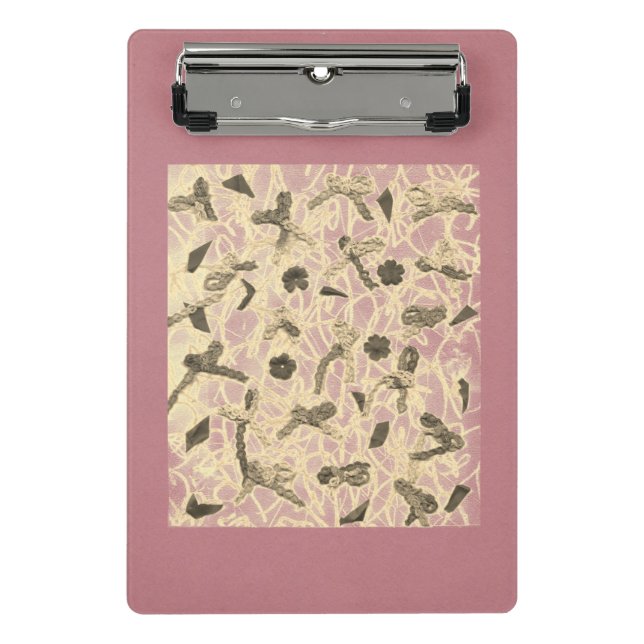 Mini Porte-bloc Lignes flottantes incorporées (Devant)