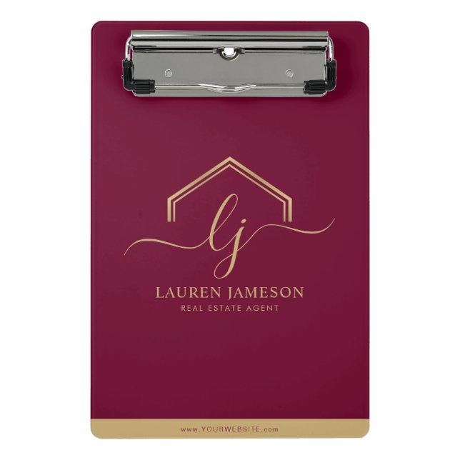 Mini Porte-bloc Logo de Réaliseur Promotionnel Immobilier Moderne  (Devant)