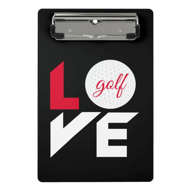 Mini Porte-bloc Love golf (Devant)
