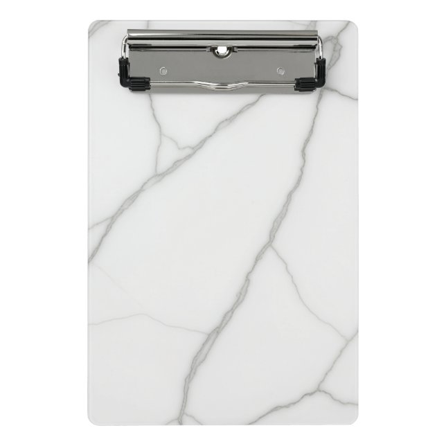 Mini Porte-bloc Marbre Blanc (Devant)