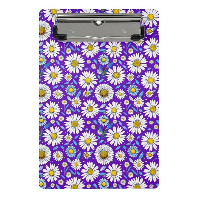 Mini Porte-bloc Marguerites et Feuilles (Devant)