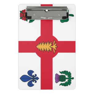 Mini Porte-bloc Mini-bloc-notes avec le drapeau de Montréal, Canad