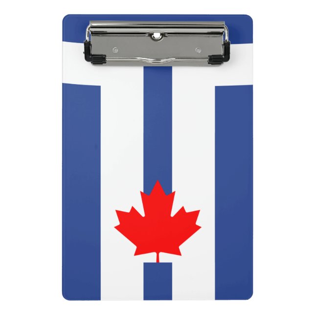 Mini Porte-bloc Mini-bloc-notes avec le drapeau de Toronto, Canada (Devant)