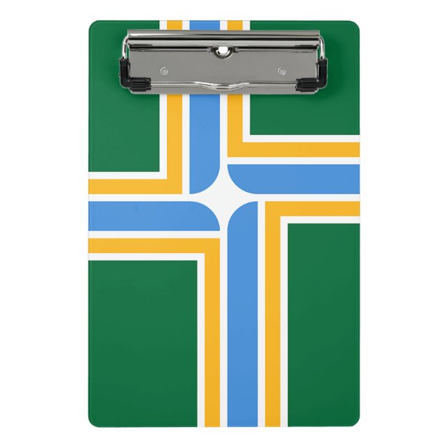 Mini Porte-bloc Mini porte - bloc avec drapeau de Portland, USA (Devant)