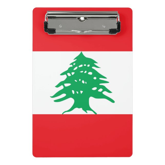 Mini Porte-bloc Mini porte - bloc avec drapeau du Liban (Devant)