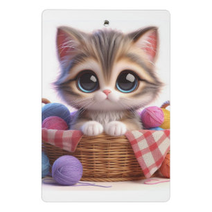 Mini Porte-bloc Mini-Porte - bloc de chat mignon