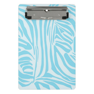 Mini Porte-bloc Modèle Zèbre Bleu