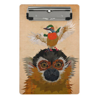 MINI PORTE-BLOC MONKEY & OISEAU