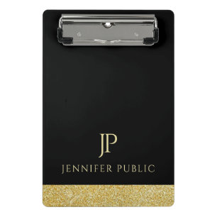 Mini Porte-bloc Monogramme élégant moderne minimaliste design tend