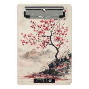 Mini Porte-bloc Montagne Sérénité Sakura Cramoisi (1)