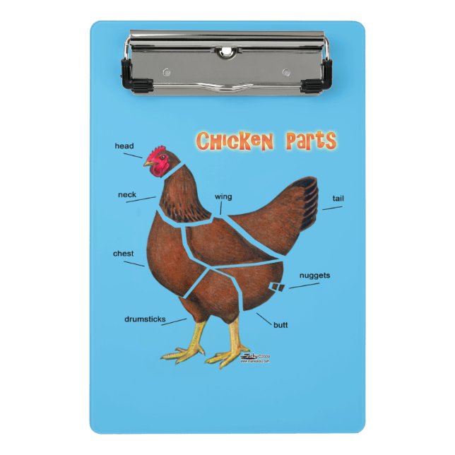 Mini Porte-bloc Morceaux de poulet (Devant)