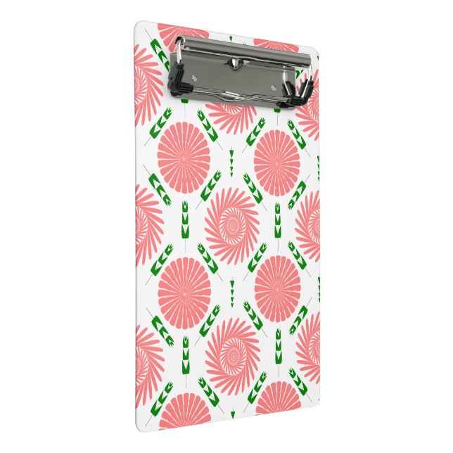 Mini Porte-bloc  motif à fleurs roses  (Incliné)