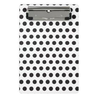 Mini Porte-bloc Motif à pois noir et blanc – Minimalisme Classique