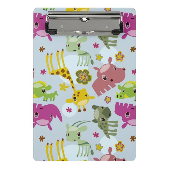 Mini Porte-bloc motif animal de safari (Devant)