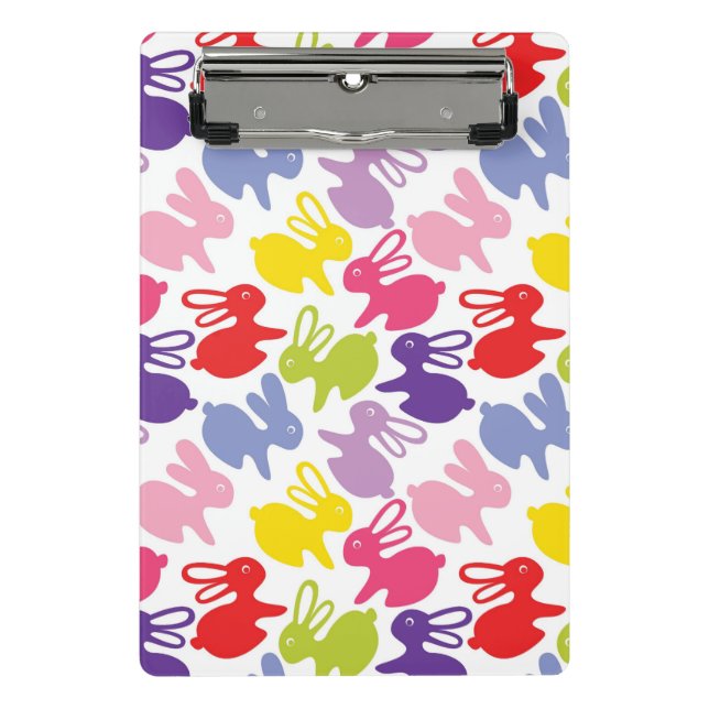 Mini Porte-bloc motif avec des lapins de Pâques (Devant)