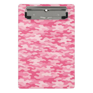 Mini Porte-bloc Motif camouflage rose féminin