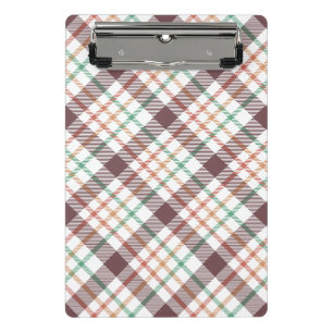 Mini Porte-bloc Motif carreaux classique