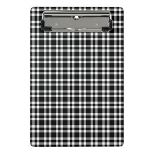 Mini Porte-bloc Motif carreaux noir blanc