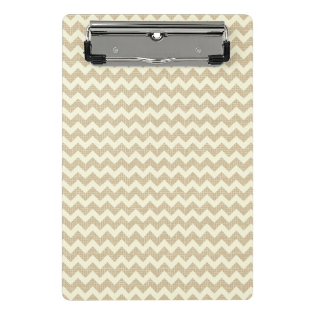 Mini Porte-bloc Motif de Chevron (Devant)