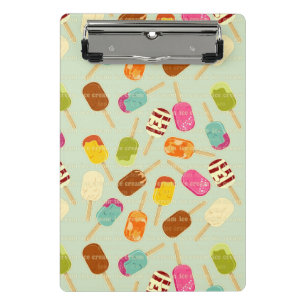 Mini Porte-bloc Motif de crème glacée