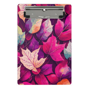 Mini Porte-bloc Motif de feuilles d'automne colorées-68218