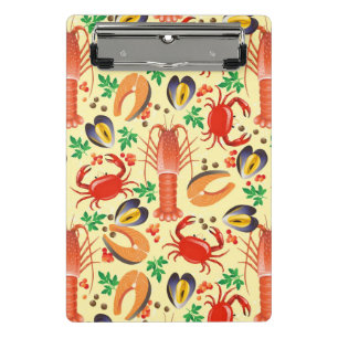 Mini Porte-bloc Motif de fruits de mer