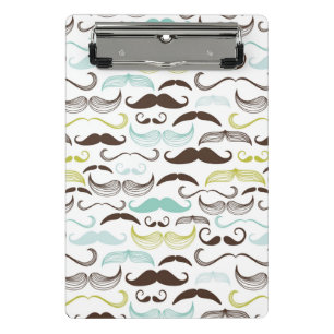 Mini Porte-bloc Motif de moustache, rétro style 2