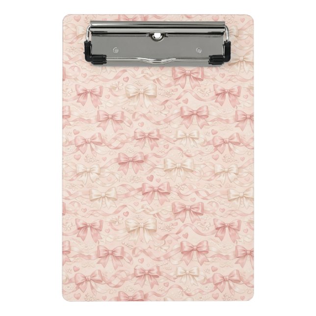 Mini Porte-bloc Motif de nœud coquette (Devant)