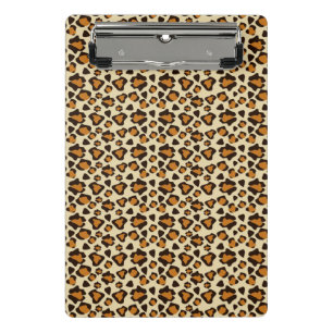 Mini Porte-bloc Motif de peau de guépard
