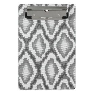 Mini Porte-bloc Motif de peau de serpent de python