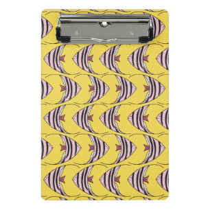 Mini Porte-bloc Motif de poissons jaunes mignons