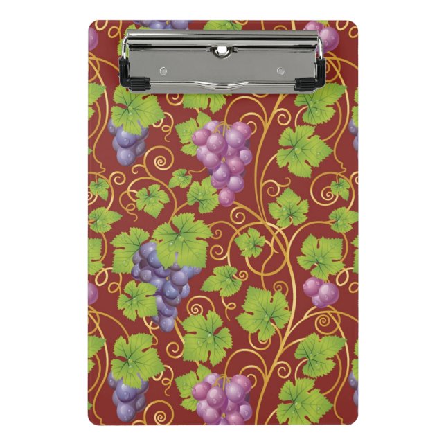 Mini Porte-bloc Motif de raisin (Devant)