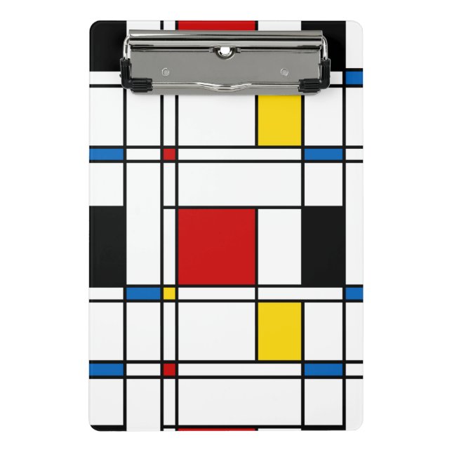 Mini Porte-bloc Motif de Stijl (Devant)
