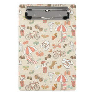 Mini Porte-bloc Motif de vacances d'été