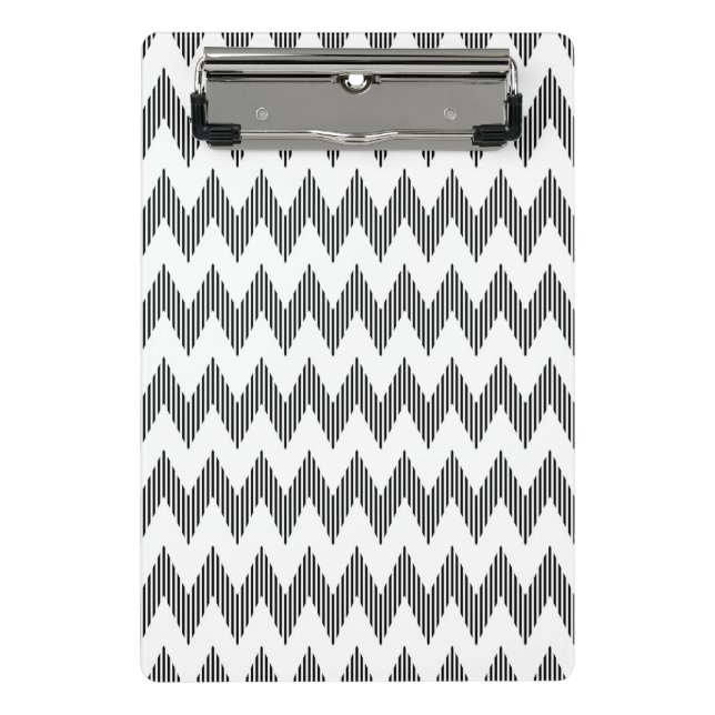Mini Porte-bloc Motif de zigzag géométrique 2 (Devant)