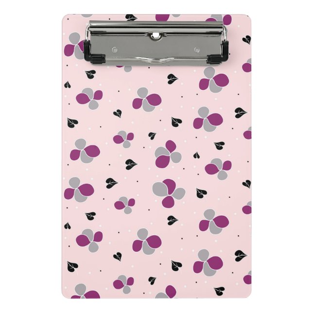 Mini Porte-bloc Motif floral (Devant)